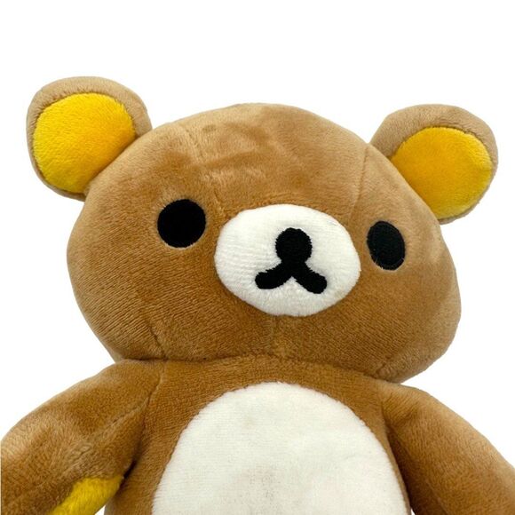San-X Rilakkuma Plush Doll - Brown with Back Zipper Pouch Small - Picture 11 of 11
